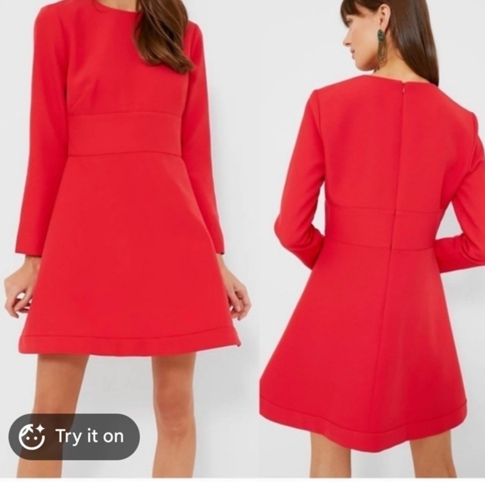 Tuckernuck Red Long-Sleeve Mini Dress - Picture 11 of 11